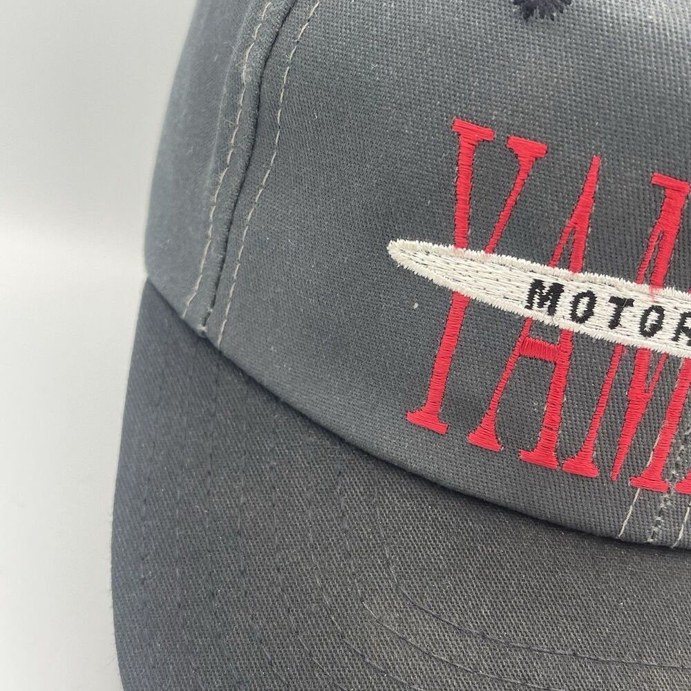 Vintage Yamaha Motorsports Snapback Hat Embroidered Cap Rare 80s/90s - Picture 3 of 13